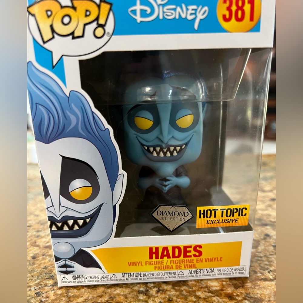 Funko Blue Pop Disney Hades Hot Topic Exclusive Vinyl Figure 381